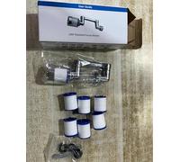 CIRULLI Aireador de grifo de cocina de 1080 grados, filtros de agua con elemento filtrante de algodón de 6 pp, adaptador grifo para cocinas y baños, Alargador grifo cocina
