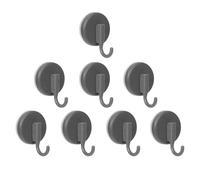 CIRULLI Juego de 8 ganchos con ventosa, ganchos sin taladrar, ganchos para toallas,gancho ventosa autoadhesivos para colgar fácilmente,colgador ventosa para la cocina