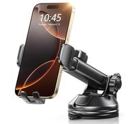 CIRYCASE Soporte Movil Coche, 360° Rotación Suporte Telemovel Carro Universal para Parabrisas/Salpicadero [Succión Ultra Potente] Porta Movil Coche para iPhone 16/15, Galaxy y Teléfonos de 4-7"