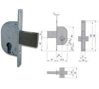 Cisa 0920203 42112-30-0 - Cerradura para puerta (cilindro moldeado)
