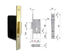 Cisa 0920240 52210-30-0 - Cerradura de cilindro moldeado BQ F22