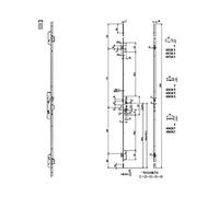 Cisa 1.49526.25.0 - C. metalica multitop pro f.p.n. e=25 de=85 sin cilindro
