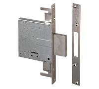 Cisa 1.57015.70.0 - Cerradura de embutir de borjas. 4 vueltas con palanca 57015 frente 25 entrada 70