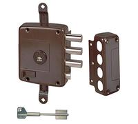 Cisa 1.57167.60.1 - C.seguridad sobreponer borjas picaporte+bulones 3pto dcha s/varilla