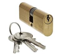 Cisa – Cilindro de cerradura 108210120 – Ovalado, latón – 30/40 mm