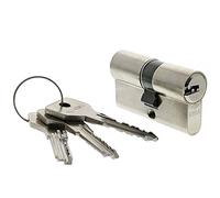 CISA 10E30007012, Cilindro Europeo Asix, Latón niquelado, 30/30 mm