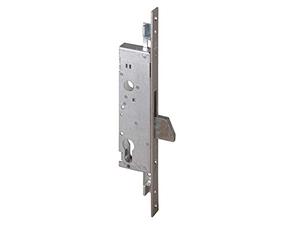 CISA 146220300, cerradura de cilindro para montantes, versión solo candado, frontal de acero inoxidable, entrada 30, bidestra