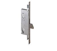 CISA 146220350 - Cerradura de rosca de cerrojo basculante de cilindro para montantes, versión solo cerro, frontal de acero inoxidable, entrada 35, Ambidestra
