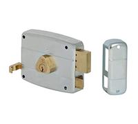 CISA 150521701, Cerradura de aplicar a cilindro para puerta, entrada 70 mm, tirador interior, sin aleta de fijación, mano derecha