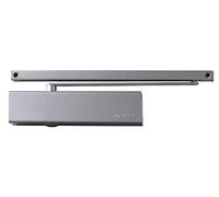 CISA 1D520003044 - Cierrapuertas aéreo con brazo de trineo con fuerza ajustable EN 2-4 D5200 - negro mate