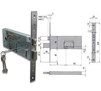 Cisa 301261 57360-90 - Cerradura rodillo