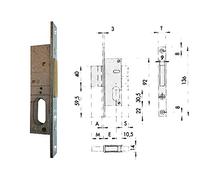 Cisa 34813 44240-18-0 INFILARE Cerradura Ovalada Cilindro F16
