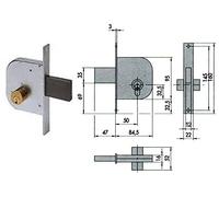 Cisa 48275 42010-50-0 - Cerradura para puerta de cilindro fijo