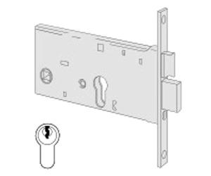 Cisa 48284 44360-80-0 - Cerradura de cilindro moldeado F16