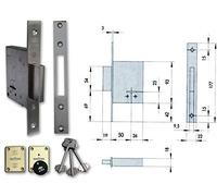 Cisa 48317 57220-50-0 - Cerradura D/Mapa Infil