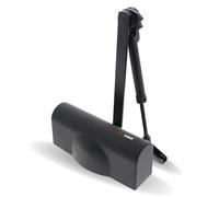 CISA C141603090 C1416-03-0 - Cierrapuertas, negro mate, máx. 80 kg