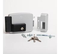 CISA - Cerradura eléctrica para aplicar 111921603N7 - Cerradura eléctrica CISA con llave interna - Cerradura puerta exterior entrada 60 regulable - mano derecha - apertura exterior