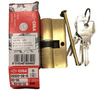 CISA CILINDRO C2000 INFILAR MM.62 D (29,5+32,5) BRONCE 3 LLAVES 0G300080