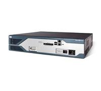 Cisco 2821 - Router inalámbrico (2U, 802.11b, 802.11g, IEEE 802.1x, iOS Software-Based, IPv6, VRF, 3DES, Des, Negro, Azul, Acero Inoxidable)