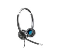 Cisco 532 Auriculares Alámbricos Diadema Supraaural para Oficina/Call Center, Negro/Gris, Compatible con 6841, 6851, 7821, 7841, 7861, 8811, 8841, 8845, 8851, 8861, 8865