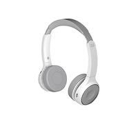 Cisco 730 Auriculares Diadema Bluetooth con Cancelación Activa de Ruido para Llamadas/Música - Conectividad Inalámbrica y por Cable, Base de Carga, Color Platino y Blanco