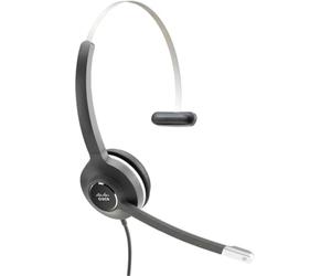 Cisco Auriculares 531, Simples para un Solo oído de desconexión rápida con Cable y Adaptador USB-C, carbón, garantía Limitada de 2 años (CP-HS-W-531-USBC)