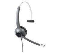 Cisco Auriculares con Diadema Supraaural 521 para Oficina, Mono, Alámbrico, Micrófono Boom, Negro/Gris