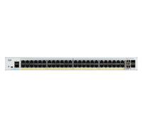 Cisco Switch de Red Cisco Catalyst 1000-48FP-4G-L, 48 Puertos GbE PoE+, asignación PoE de 740 W, 4 Puertos de Enlace Ascendente SFP de 1 G, garantía Limitada de por Vida Mejorada (C1000-48FP-4G-L)