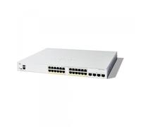 Cisco Switch Inteligente Catalyst 1200-24P-4G, GE de 24 Puertos, PoE Completo, SFP GE 4x1, protección Limitada de por Vida (C1200-24FP-4G)