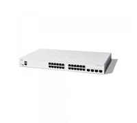 Cisco Switch Inteligente Cisco Catalyst 1200-24T-4X, GE de 24 Puertos, SFP+ 4 x 10 GE, protección Limitada de por Vida (C1200-24T-4X)