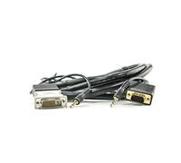 Cisco CAB-DVI-VGA-8M= adaptador de cable Negro - Adaptador para cable (DVI, VGA, Male connector / Male connector, 6 m, Negro)