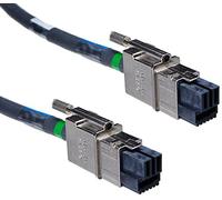 Cisco 3750X Stack - Cable de Red (2 x Stk, Macho/Macho, 0.3 Metros), Negro