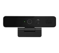 Cisco Cámara de Escritorio 4K en Negro carbón con Video Ultra HD de hasta 4K, micrófonos duales, Rendimiento con Poca luz (CD-DSKCAM-C-US)