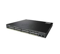 Cisco Catalyst 2960-X - Switch de Red (L2/L3, Gestionado, Gigabit Ethernet (10/100/1000), RJ-45, 216 Gbit/s, 107,1 Mpps) Negro