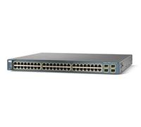 Cisco Catalyst 3560G-48TS-E - Switch de Red (L2, Gestionado, 52, 48, 52, 1000Base-T, 100Base-TX, 10Base-T, 12000 entradas, 10/100/1000 Mbps) Turquesa