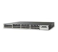 Cisco Catalyst 3750X Gestionado L3 Gigabit Ethernet (10/100/1000) Azul, Plata 1U Energía sobre Ethernet (PoE) - Switch de red (Gestionado, L3, Gigabit Ethernet (10/100/1000), Energía sobre Ethernet (PoE), Montaje en rack, 1U)
