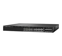 Cisco Catalyst WS-C3650-24PD-L switch Gestionado L3 Gigabit Ethernet (10/100/1000) Negro 1U Energía sobre Ethernet (PoE) - Switch de red (Gestionado, L3, Gigabit Ethernet (10/100/1000), Energía sobre Ethernet (PoE), Montaje en rack, 1U)