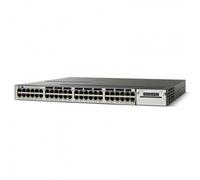 Cisco Catalyst WS-C3750X-48PF-L switch Gestionado L2 Gigabit Ethernet (10/100/1000) Azul, Plata 1U Energía sobre Ethernet (PoE) - Switch de red (Gestionado, L2, Gigabit Ethernet (10/100/1000), Energía sobre Ethernet (PoE), Montaje en rack, 1U)