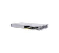 Cisco CBS110 Switch Gigabit Ethernet No Administrado, 24 Puertos, 12 PoE, 2 SFP, Montaje en Rack 1U, Gris - Ref. CBS110 UNMANAGED 24-PORT GE