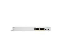 Cisco CBS220-16T-2G Conmutador Inteligente Gestionado L2, 16 Puertos Gigabit Ethernet (10/100/1000) RJ45 + 2 SFP, Montaje en Rack