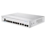 Cisco Switch gestionado Cisco Business CBS350-8T-E-2G | 8 puertos GE | Proveedor de alimentación externa | 2 x 1 G combinados | Protección limitada de por vida (CBS350-8T-E-2G)