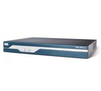 Cisco 1841 - Router (Ethernet rápido, 10/100Base-T(X), 10,100 Mbit/s, 128-bit RC4,192-bit AES,256-bit AES,3DES,Des, Cisco iOS, Negro, Azul, Acero Inoxidable)