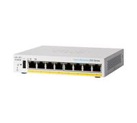 Cisco Conmutador Inteligente CBS250-8PP-D para Empresas | 8 Puertos GE | PoE Parcial | Desktop | Garantía Limitada de Hardware de por Vida (CBS250-8PP-D-UK)