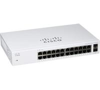 Cisco Conmutador no administrado Business CBS110-24T-D | 24 puertos GE | 2x1G SFP compartido | Protección limitada de por vida (CBS110-24T-D)