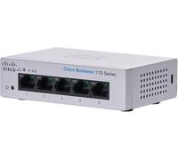 Cisco Conmutador no administrado Business CBS110-5T-D | 5 puertos GE | Escritorio | Ext PS | Protección limitada de por vida (CBS110-5T-D)