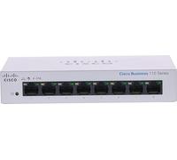 Cisco Conmutador no administrado Business CBS110-8T-D | 8 puertos GE | Escritorio | Ext PS | Protección limitada de por vida (CBS110-8T-D)