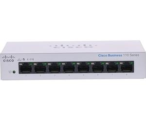 Cisco Conmutador no administrado Business CBS110-8T-D | 8 puertos GE | Escritorio | Ext PS | Protección limitada de por vida (CBS110-8T-D)