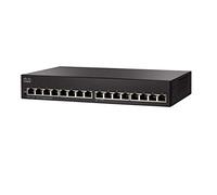 Cisco Conmutador no administrado SG110-16 | Puertos de 16 Gigabit Ethernet (GbE) | Protección Limitada de por Vida (SG110-16-UK)
