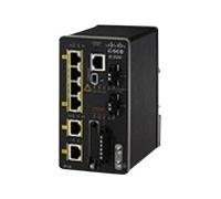 Cisco IE-2000-4TS-G-L - Switch de Red (4 Puertos RJ45, 2X 2GE, miniUSB, RS-232, Ethernet/IP, LAN Lite), Negro