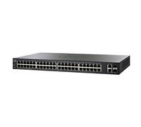 Cisco SF220-48 Conmutador Inteligente Ethernet rápido de 48 puertos 10/100 y Gigabit Ethernet de 2 puertos (SF220-48-K9-UK)